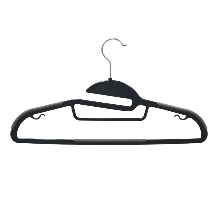 Laundry Plastic Clothes Hangers Bulk Non-Slip Plastic Hangers With 360 Rotating Hook