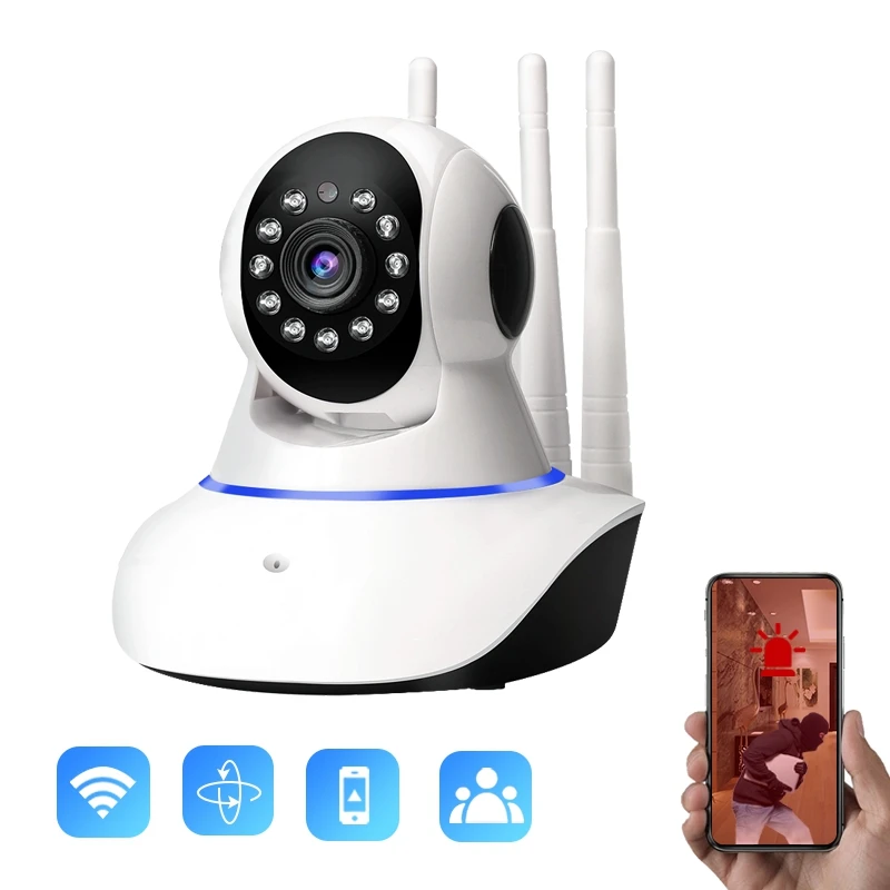Лучшая цена, оптовая продажа с завода, комнатная мини-камера Pt V380 с Wi-Fi, 720P, видеокамера для видеонаблюдения, веб-камера