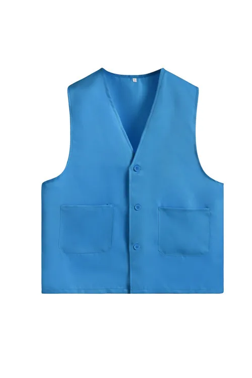 
Wholesale quick dry comfortable custom logo unisex design outdoor work volunteer supermarket vests 