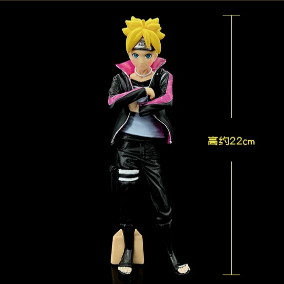 22cm Cosplay Anime Costume Japanese Uzumki Boruto Action Figure Toys Japanese Character Anime PVC Figures