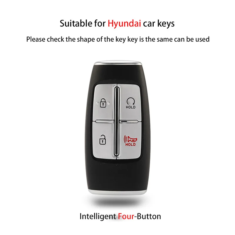 Factory custom 4 buttons Guangdong tpu key shell fob cover case wallet for Hyundai Genesis GV70 G70 G90 G80 GV80