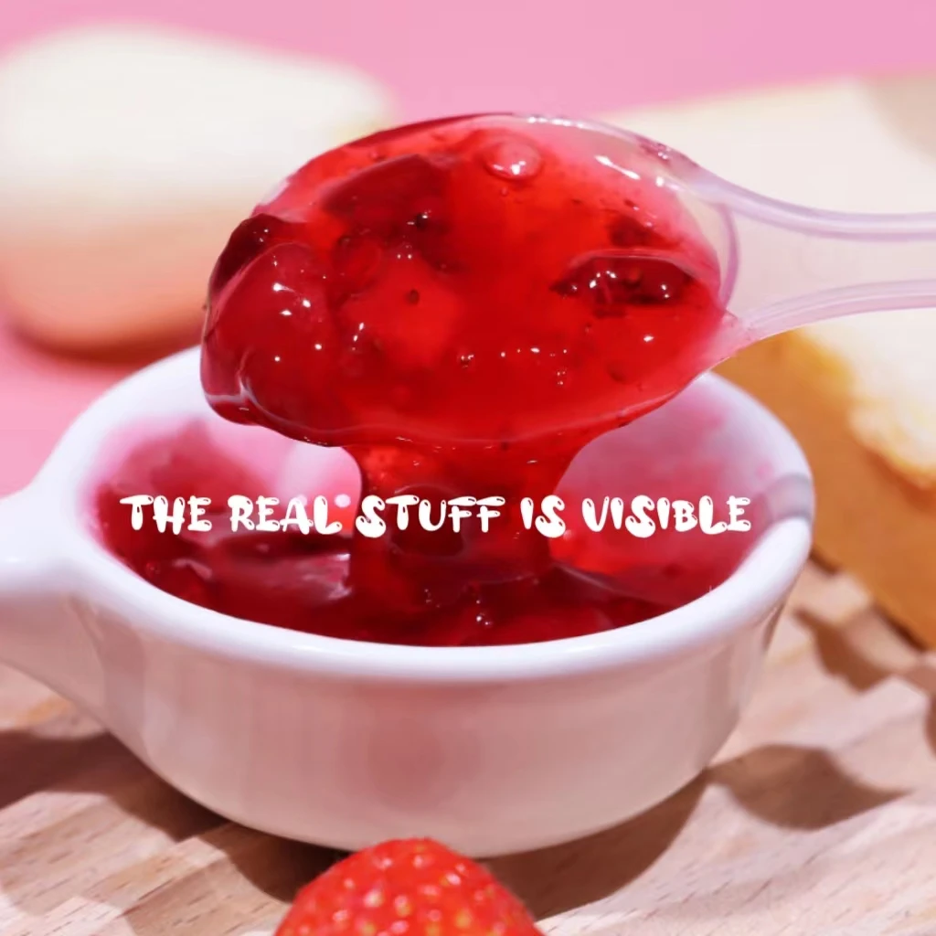 400g strawberry jam milk tea special baked fruit syrup ice cream strawberry jam