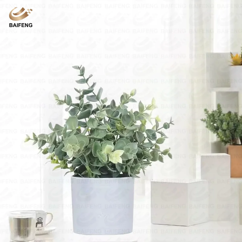 Factory Custom Glass Potted Haworthia Mini Artificial Small Plants in Pots Small Plant with Pot