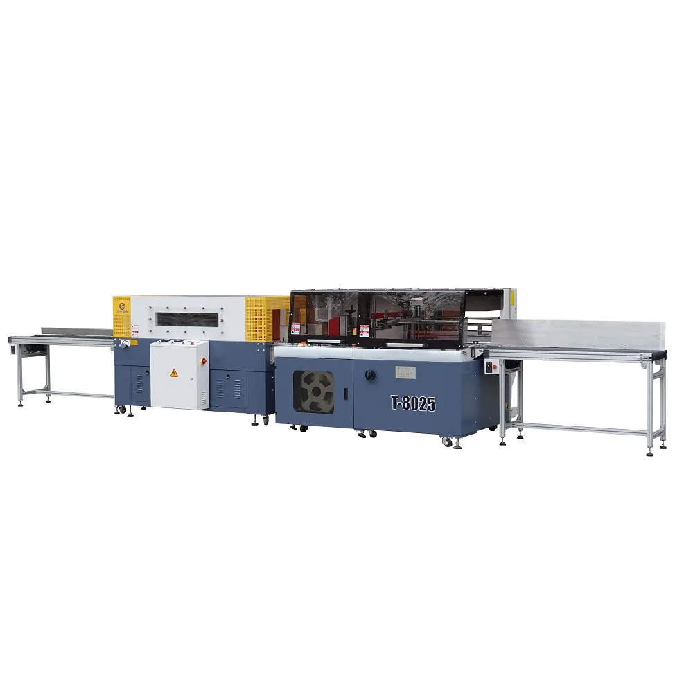 
T-8025 plastic film packing machine for E-commerce book store 