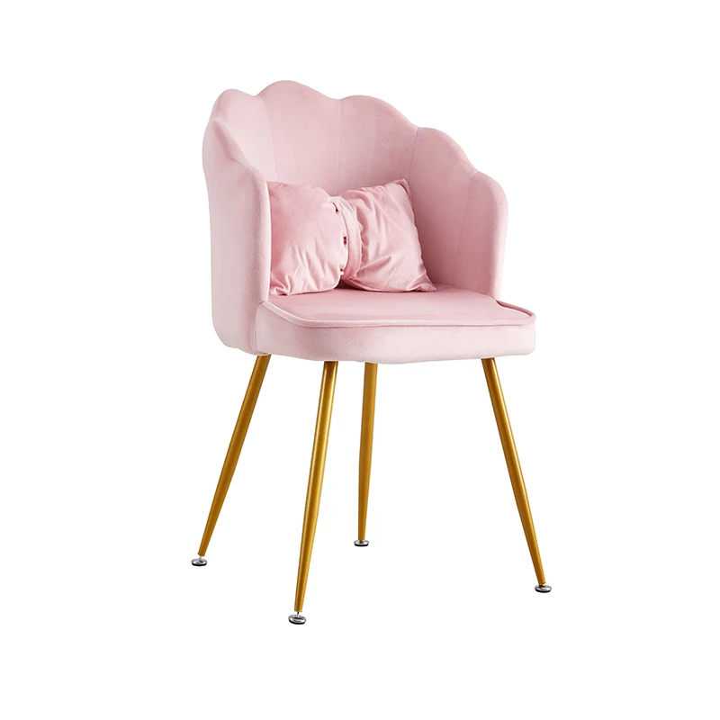Modern Living Room Salon Chair Church Upholstered Nordic Velvet Modern Luxury Dining Chair Luxury Modern Velvet Fabric Chair