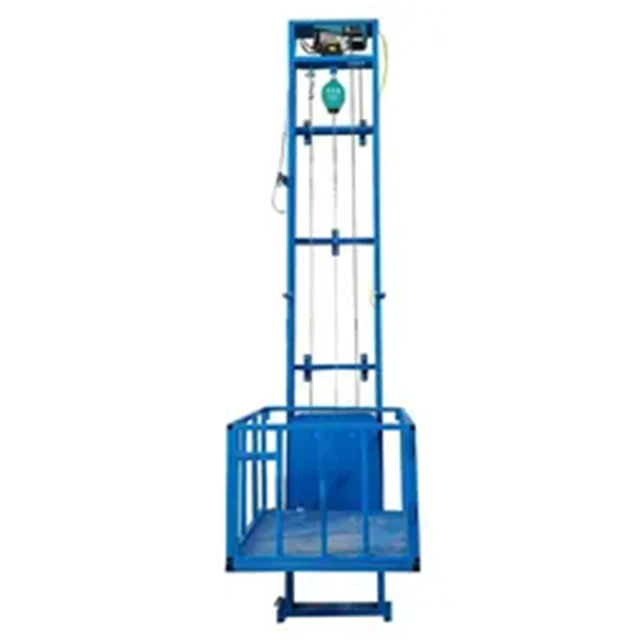 High Quality Mini Cargo Lift Elevator Warehouse Steel Frame Goods Lift Platform