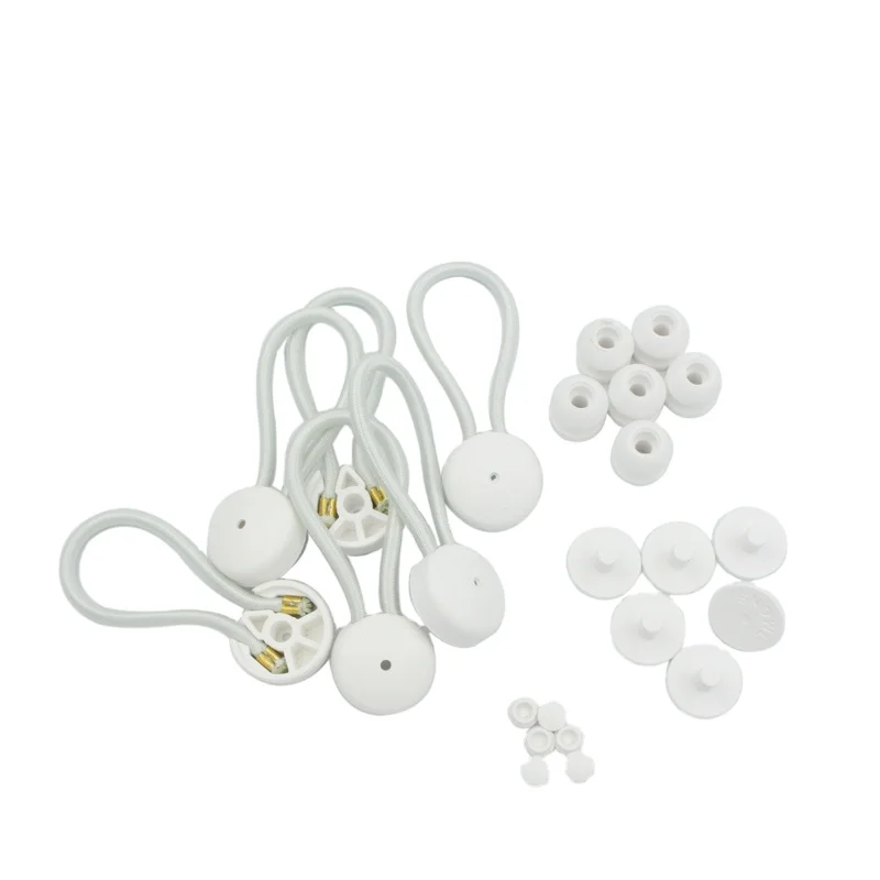 nylon bungee clip loop boat cover extension snaps plastic fastener white snowl