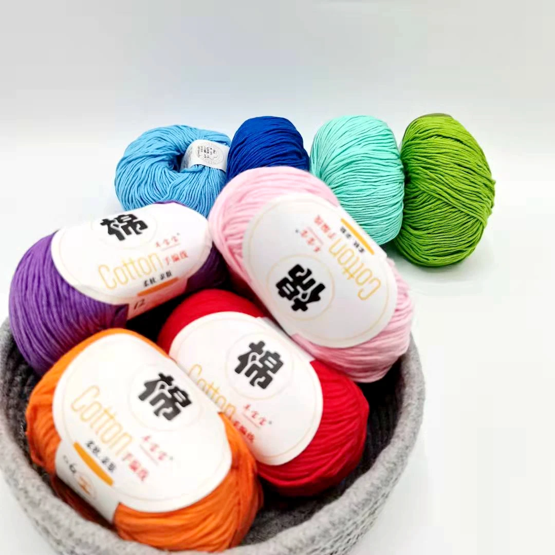 CROCHET YARN BABY COTTON HAND KNITTING 100% COTTON CROCHET SOFT YARN HAND KNITTING YARN