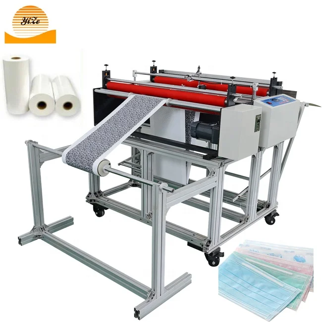 Automatic Feeding Computer Control Roll To Sheet Cutter PE PVC Tube Plastic Film Cutting Machine