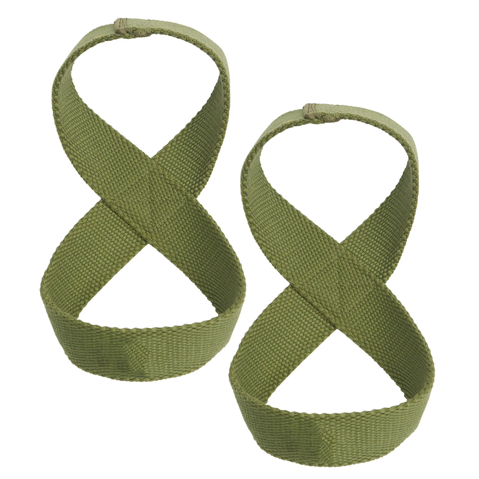 Custom Logo Weightlifting Wraps Strength Training Figure 8 Power Lifting Gym Grips Support Wrist Straps