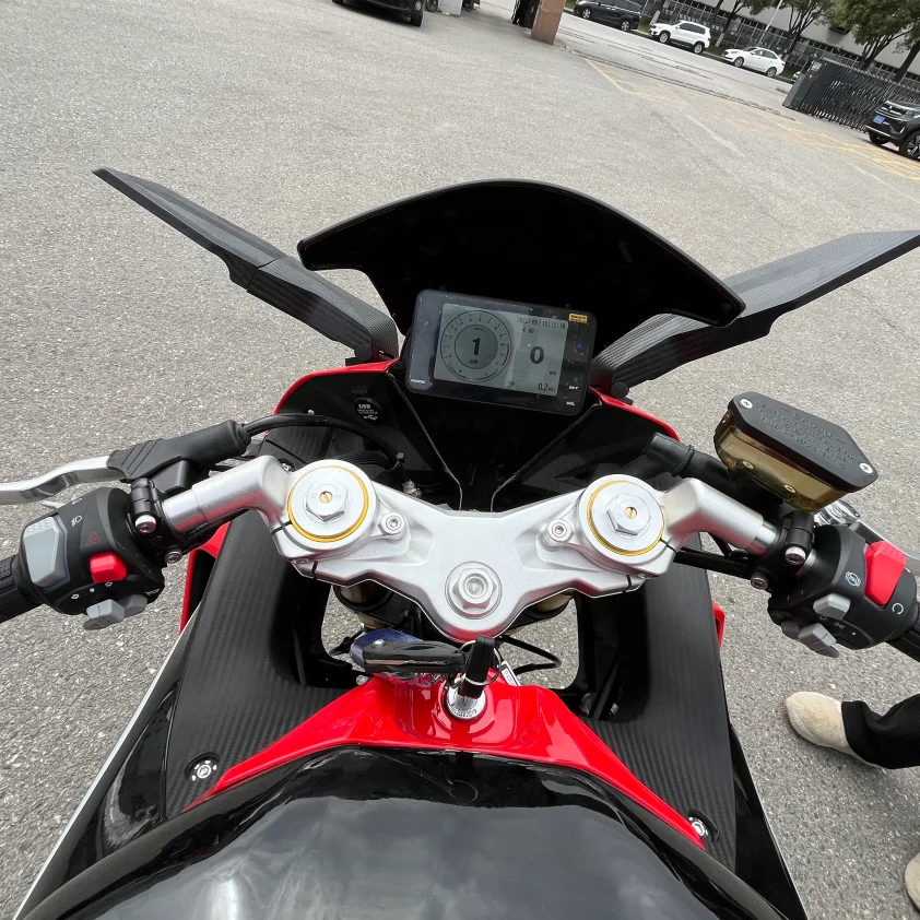 Latest Model Good Quality mirrors with driving recorder 400cc Water Cooling Engine EFI  euro5 racing motorcycle