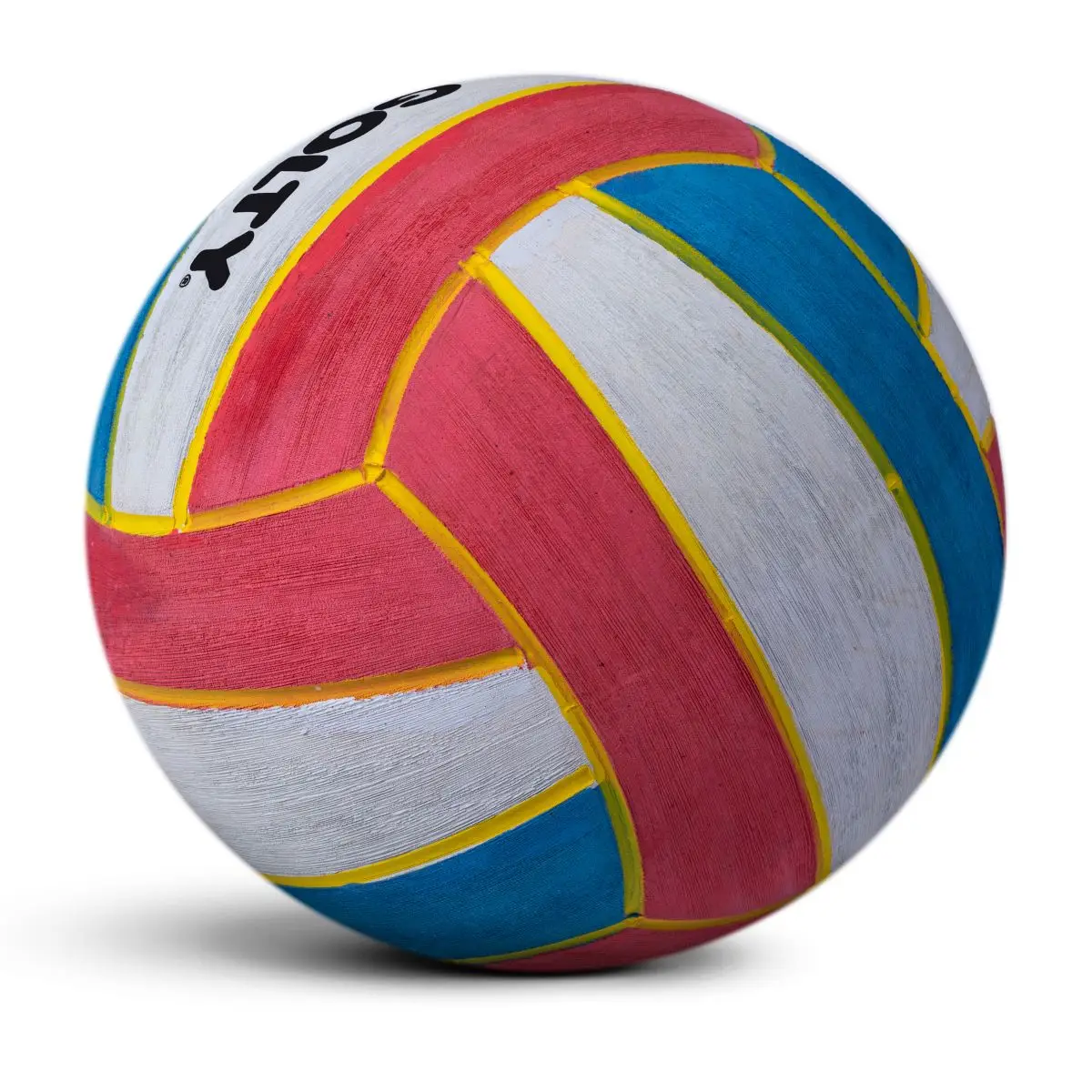 Rubber water polo ball for training and match
