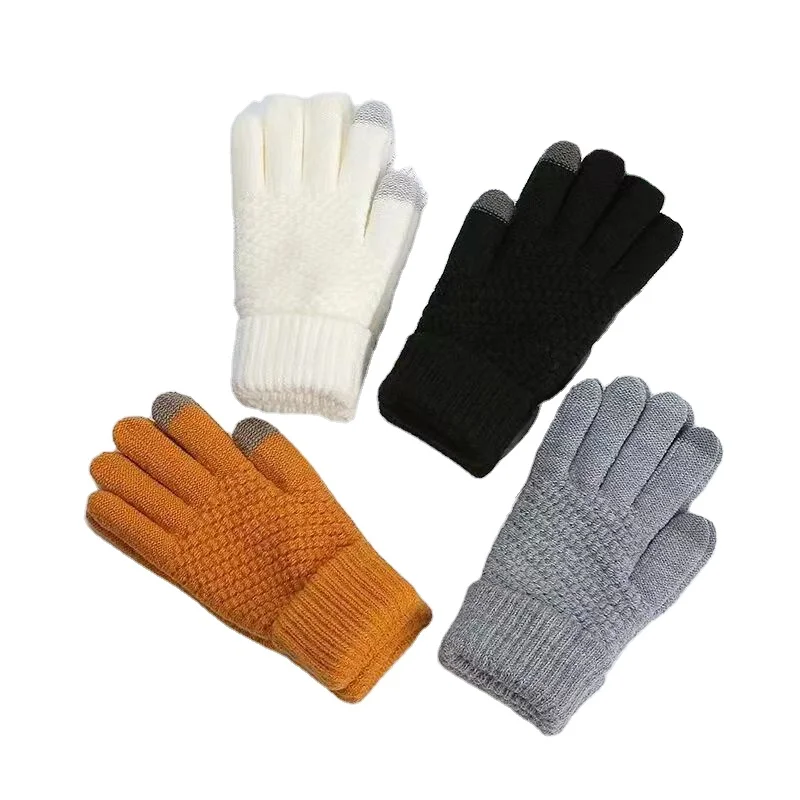 Fashion Men Thermal Biker Riding Sports Waterproof Touch Gloves Winter