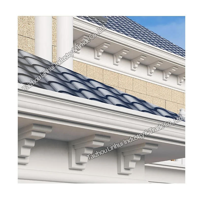 Cheapest Concrete Eaves Molds Cast in Place Cornice Construction Molding Gypsum Line Moulding Building Exterior Wall Roof Moulds
