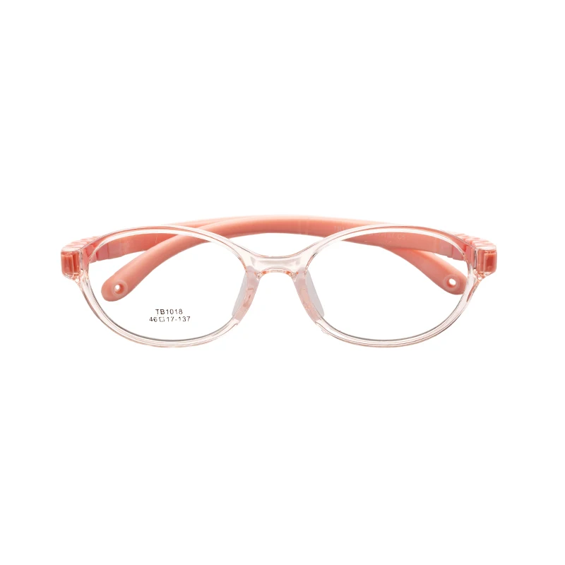 Hot TB series Colorful Flexible Silicone Glasses Frame Classic Kids Round frame Eyewear Custom Optical frame With Elastic Cord