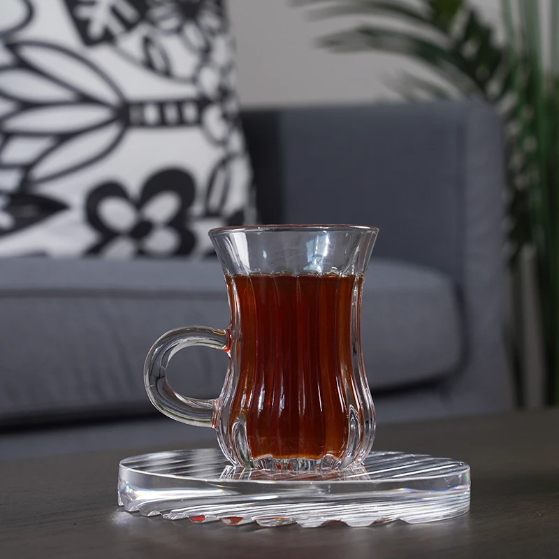 Wholesale Elegant Turkish Coffee Style Cawa Arabic Coffee Cup Teacup Cawa Cup