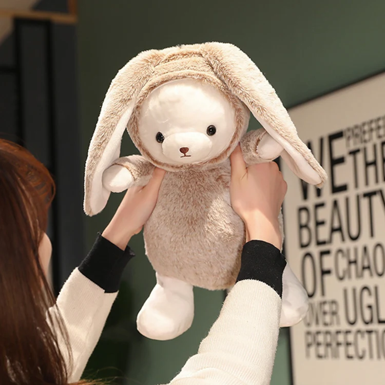 Custom Stuffed Design Kawaii Plush Dolls Korean Toys Bunny Plush Toys Rabbit Soft Custom Plush Bear Stuffed Toy