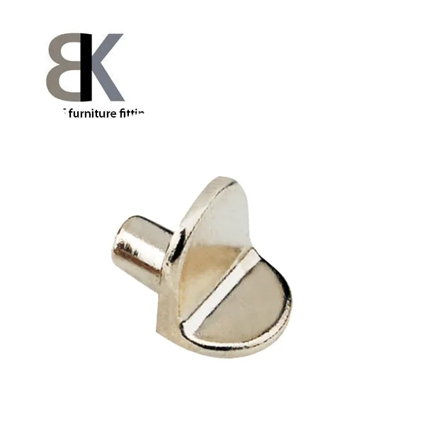 Iron and brass kitchen cabinet metal shelf support