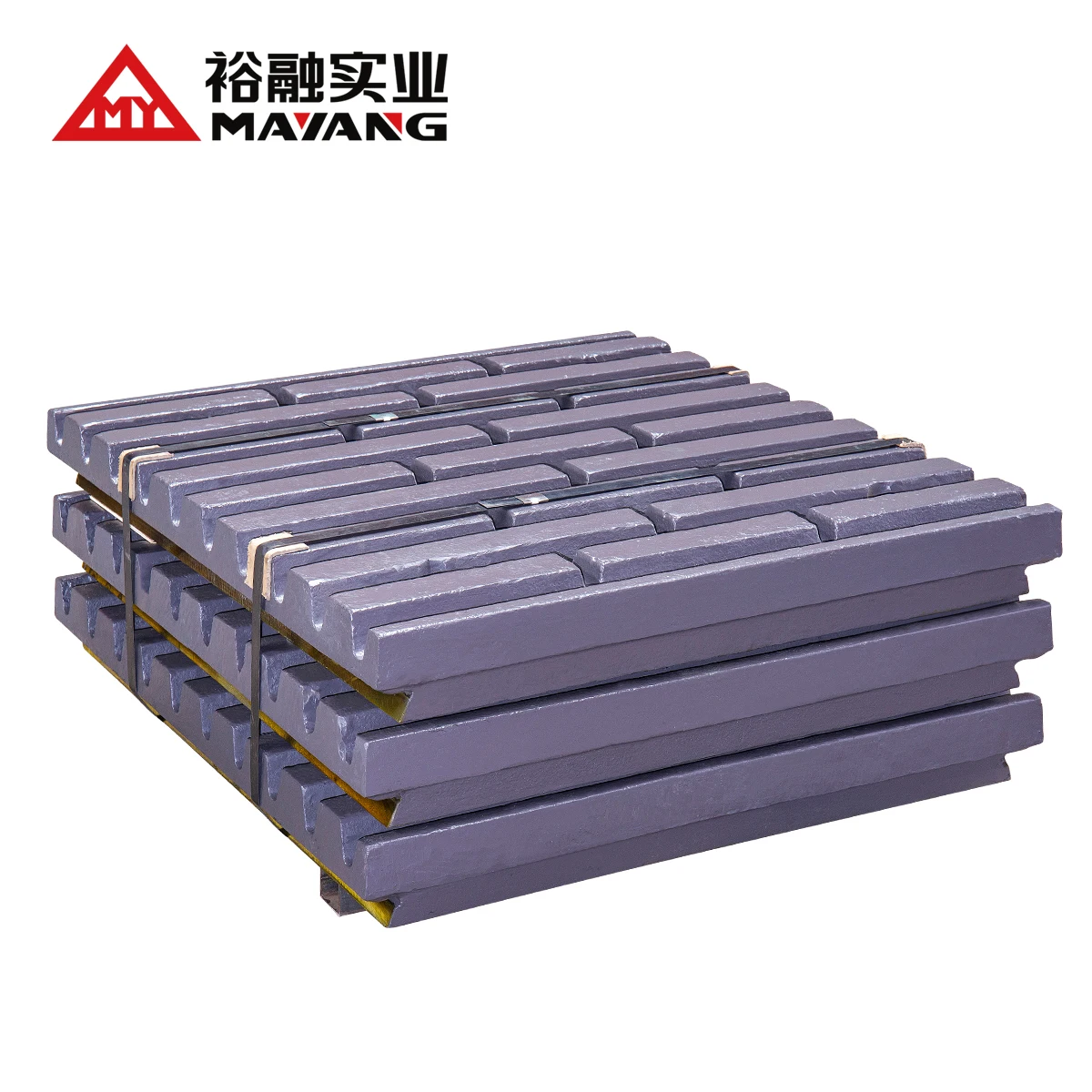 High Manganese casting steel high quality jaw plate of Zhejiang Mayang
