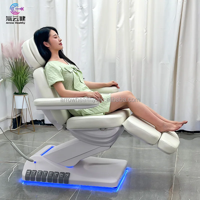 2023ArrowHealthy medical spa treatment chair electric beauty salon facial chair esthetician  bed