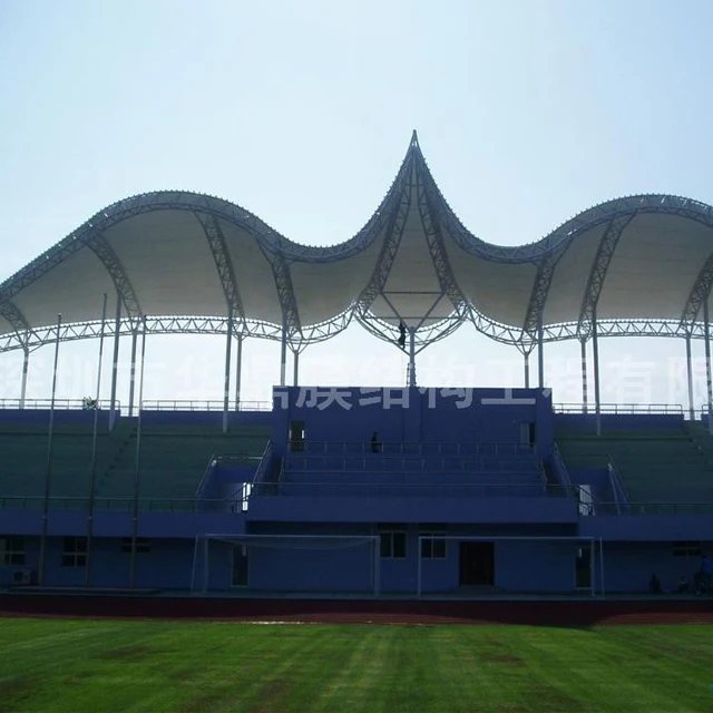 Пленка на растяжение ETFE мембранная конструкция тканевая крыша