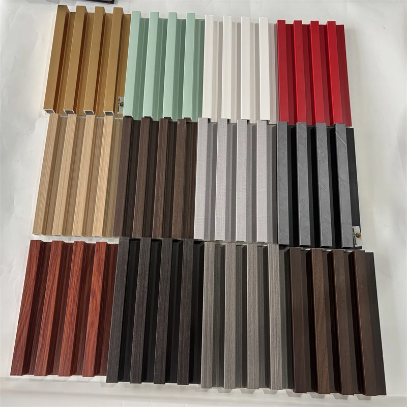 Interior Mater Bedroom PVC Wall Panels Vertical Decorative Wall Paneling laminated design lightweight  low cost WPC wall panels