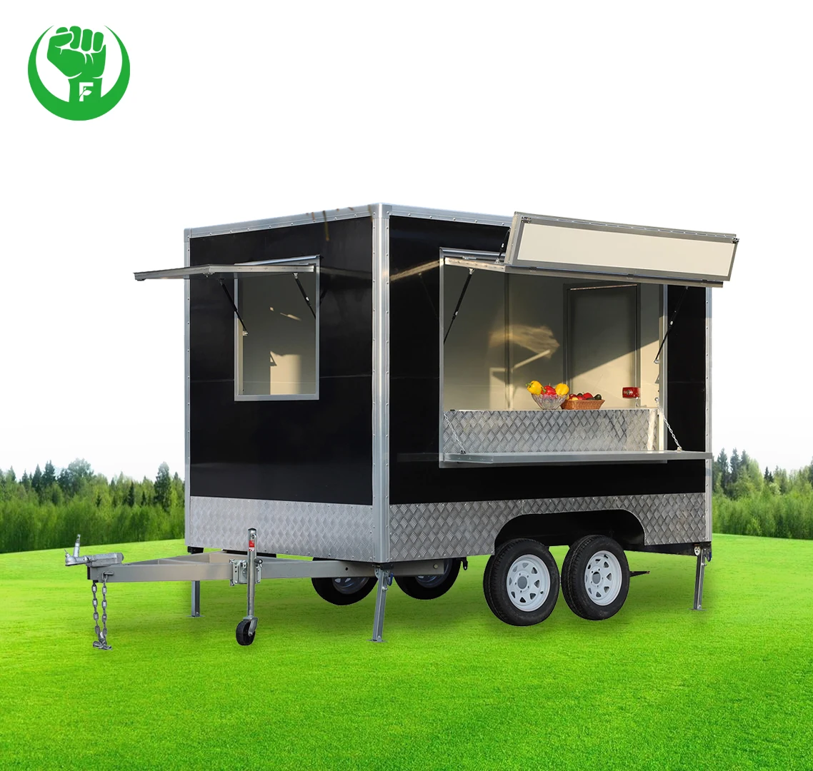 outdoor concession BBQ truck food cart toy hauler travel trailer snack car