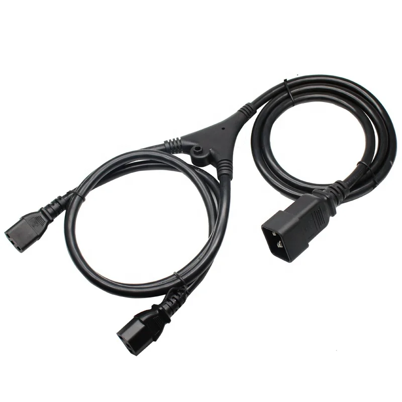 Штекер IEC 320 C20 на штекер 2x C13 разъем Y разделитель кабеля питания