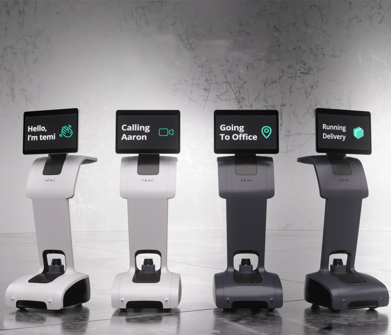 Temi V3 AI Humanoid Autonomous Telepresence Security Guard Waiter Hospital Mall Hotel Food Delivery Mobile Serving  Smart Robot