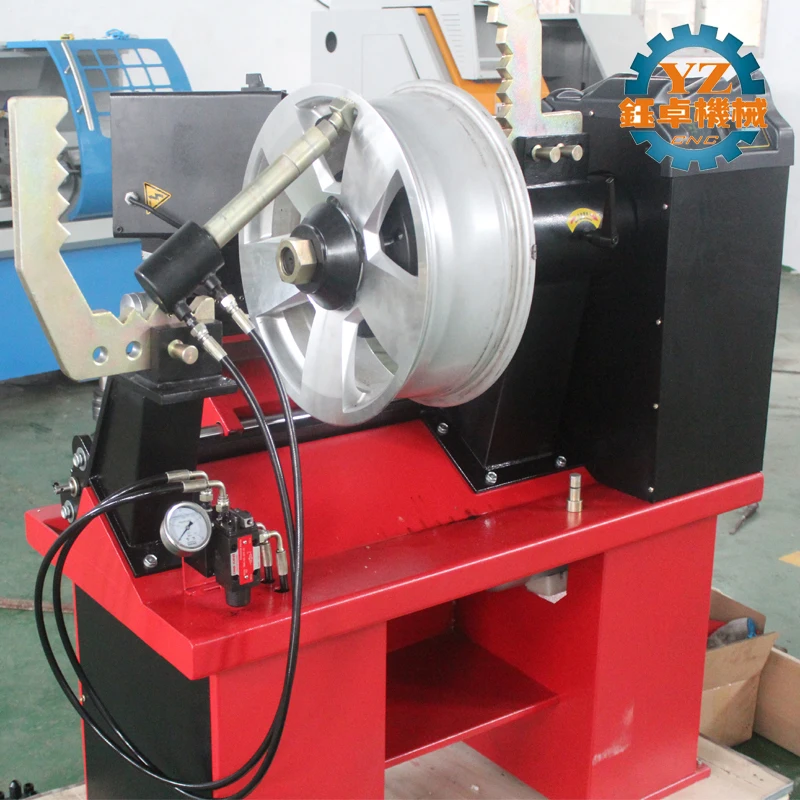 Alloy wheel straighten machine special lathe for car or truck