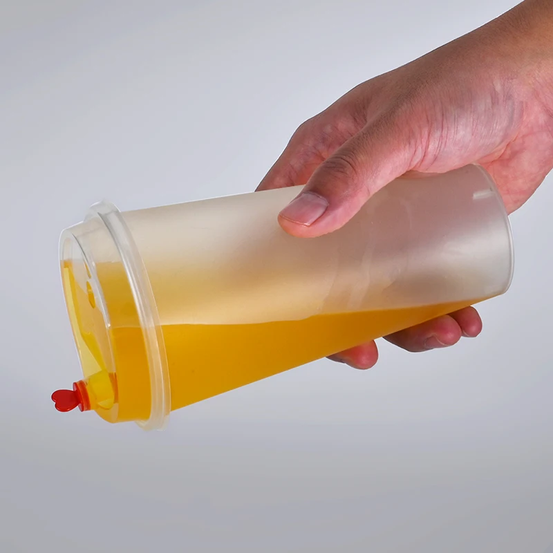 Good Quality PP Injection Bubble Cup 600ml Customized Logo Printing Disposable Frosted Plastic Cup With Factory Price