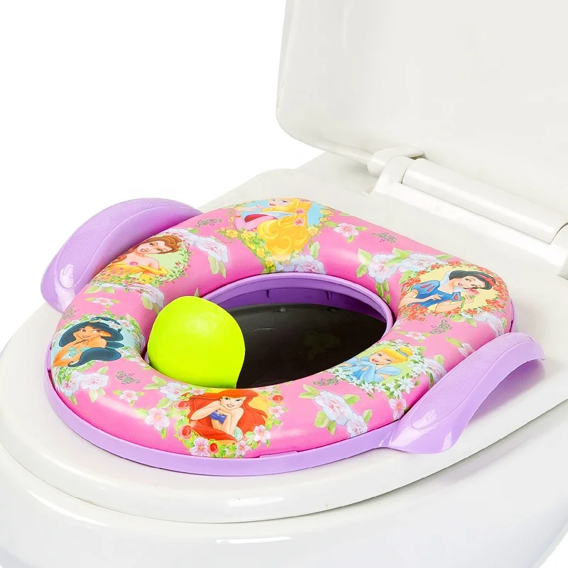 Baby Potty Training Seat Non-Slip Toilet Seat with Removable Cushion Splash Guard Infant Children Toilet Seat