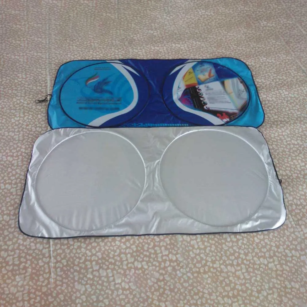 Wholesale Custom Logo Car Advertising Gift Car Sun Visor Foldable UV Reflector Car Windshield Sunshade