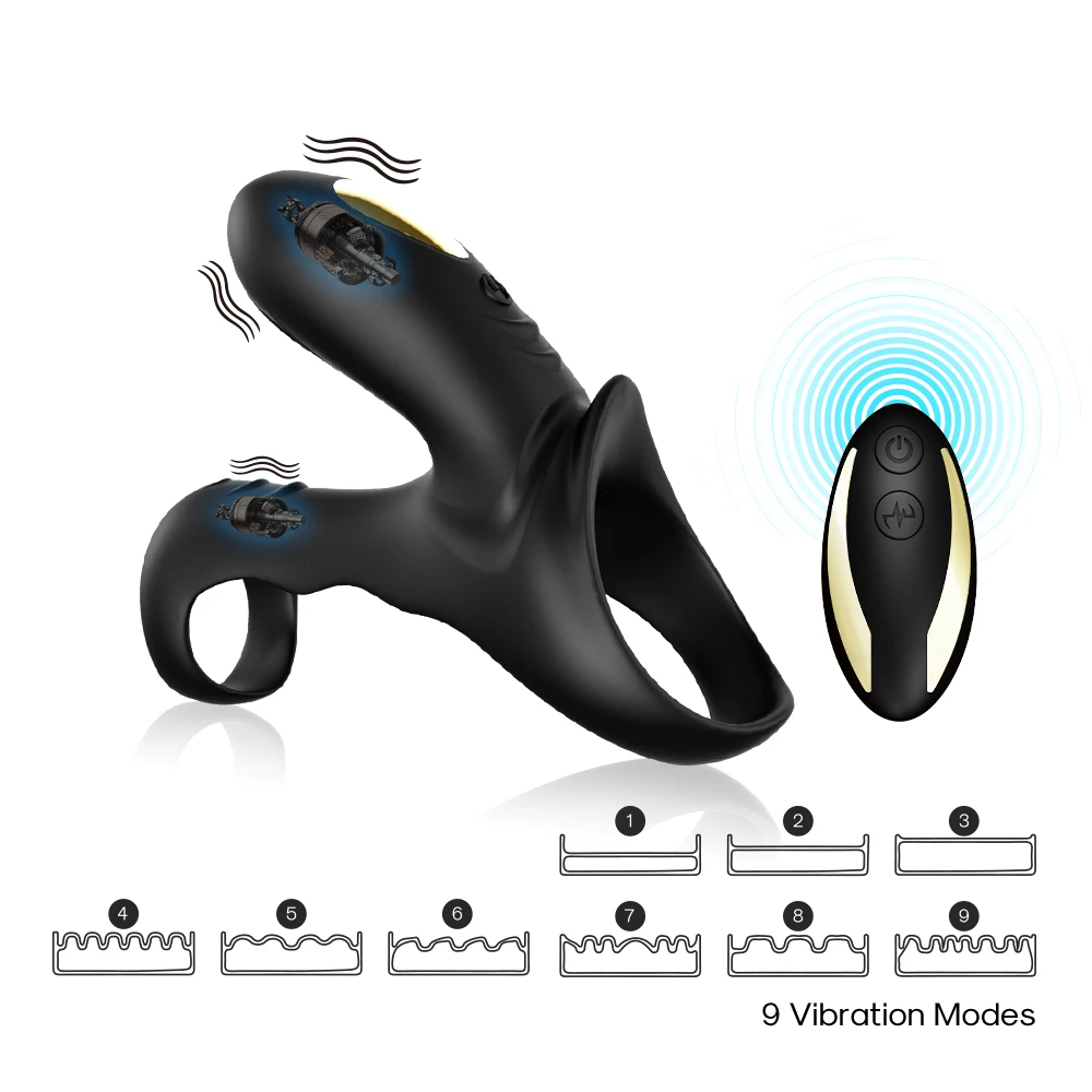 Trending products 2020 new arrivals sex toys cock ring clitoral vibrating time-lapse penis massager
