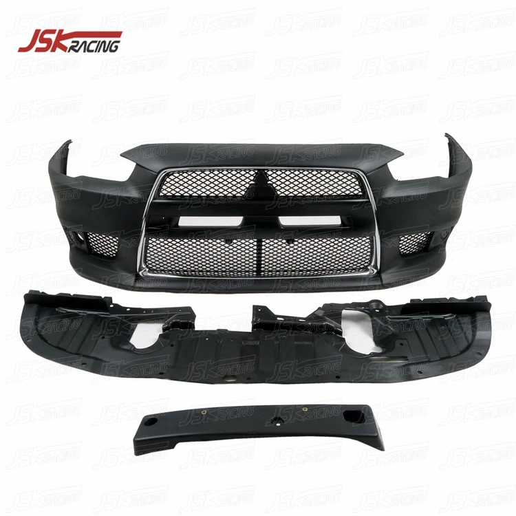  Губа переднего бампера EVO 10 STYLE PP для MITSUBISHI LANCER EX