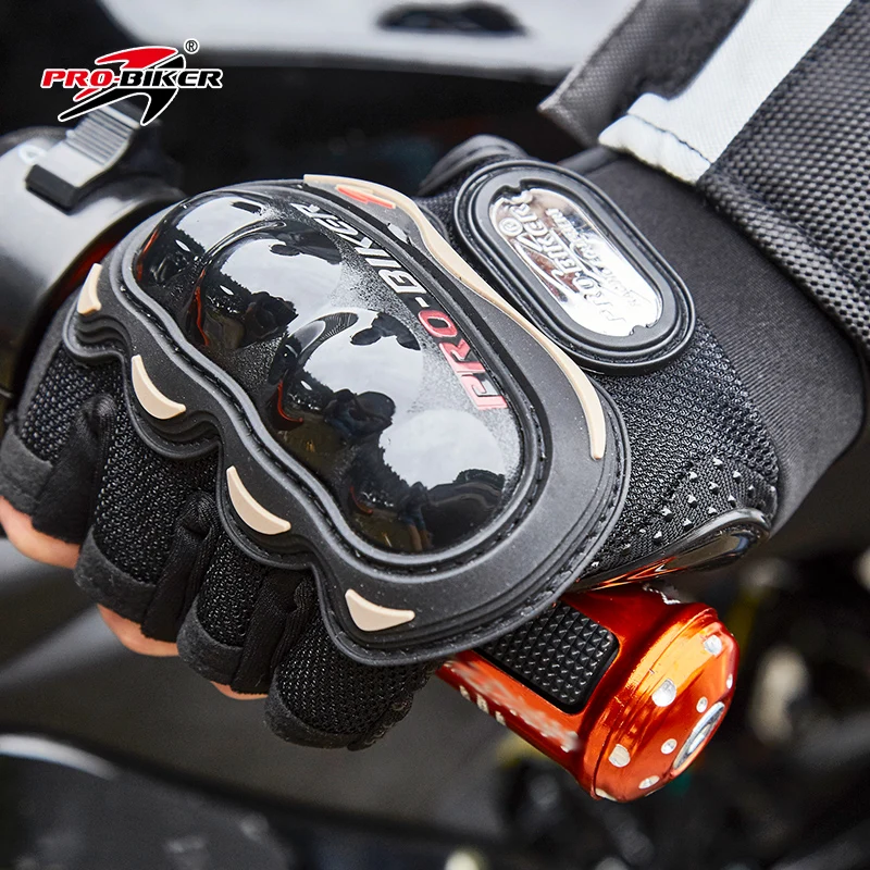 Hot Sale PRO-BIKER MCS-04C Half Finger Racing Gloves Off-Road Motorcycle Motorbike Gloves