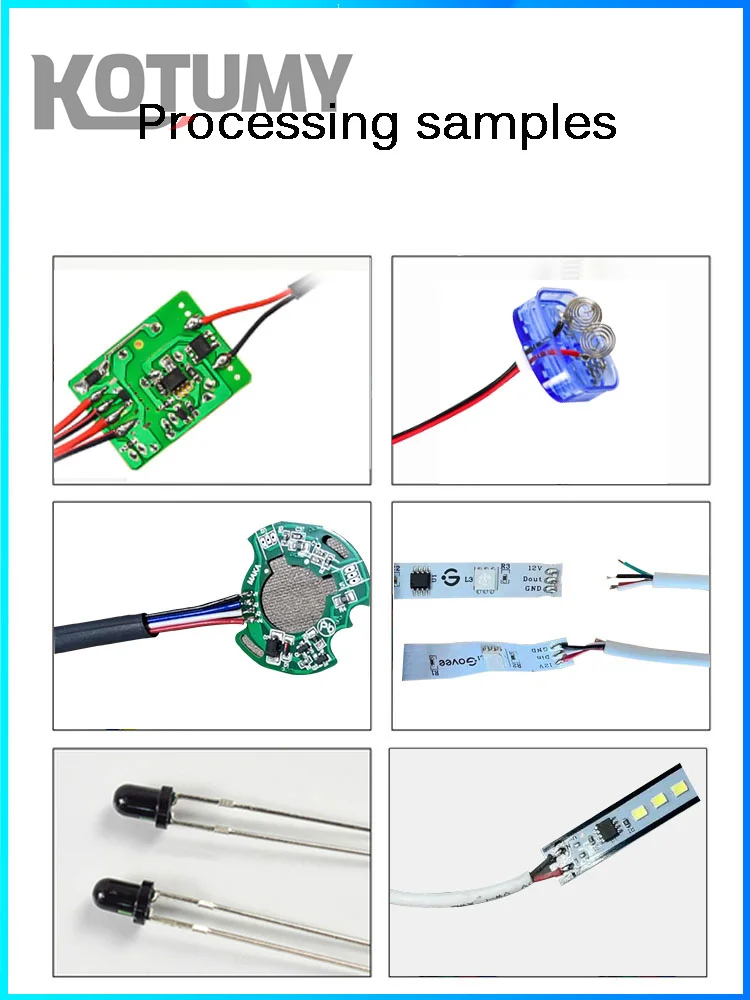 220V/110V Semi Automatic LED Strip Soldering Station Auto USB Wire Connector Soldering Data Cable Machine