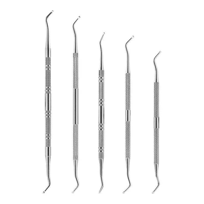 Factory made stainless steel cuticle pusher manicure tool silver cuticle pusher