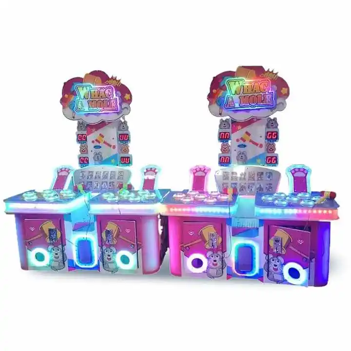 Coin-operated Mole Fighting arcade game 2 players arcade hammer fighting game