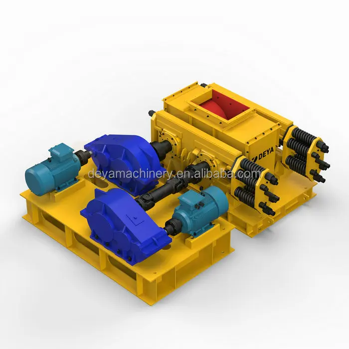 double teeth roll crusher for coal coke mining use