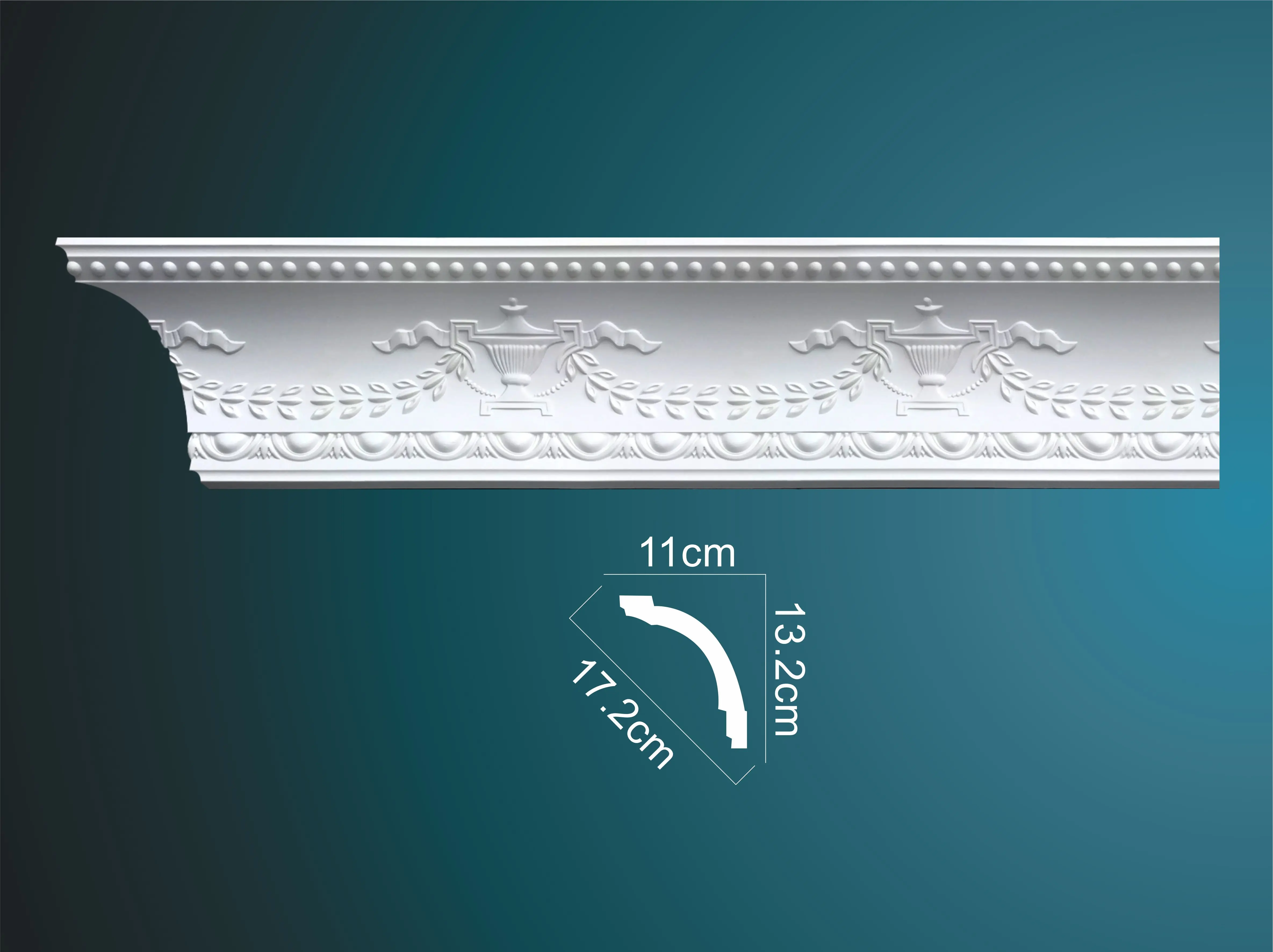 Cheap Prices High Quality Pu Mouldings Pu Carved Ceiling Corner Molding With Polyurethane Decoration Wall Fixable  Moulding