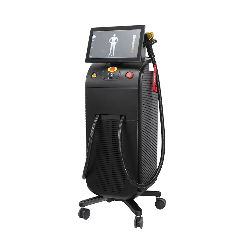 Newest Medical Ice Titanium Diode Laser Hair Removal Permanent Epilation Laser 755 808 1064 Diode Laser Hair Removal Machine