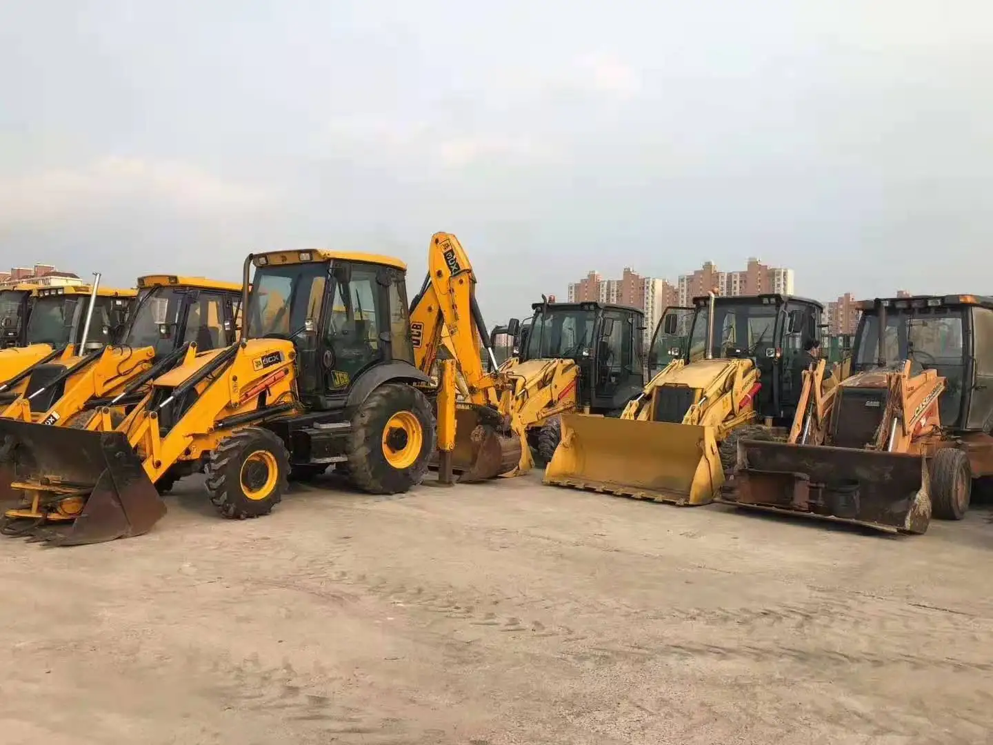 
Used Case Backhone Loadwers Hot Selling Original Paint Backhoe Loader Tractor for Industry 