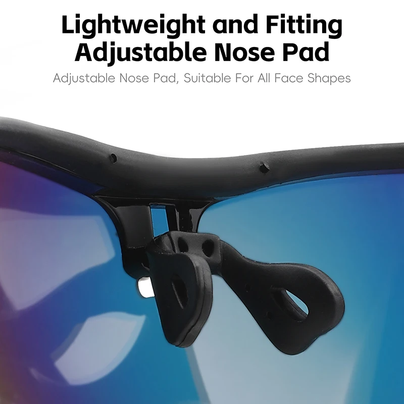 WEST BIKING HD Cycling Glasses UV400 Sun Protection Lightweight Sports Cycling Glasses Sunglasses With Colorful Lenses