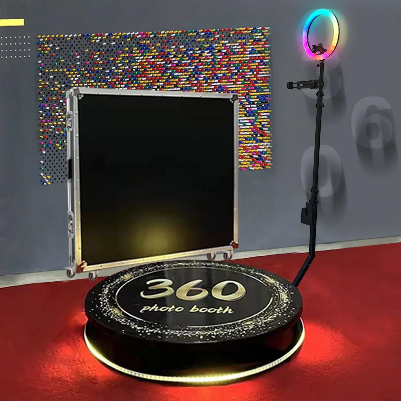 2024 Лидер продаж видеобудка 360 фотобудка градусов вращающаяся камера iPad 369 автоматическое Ручное Вращение