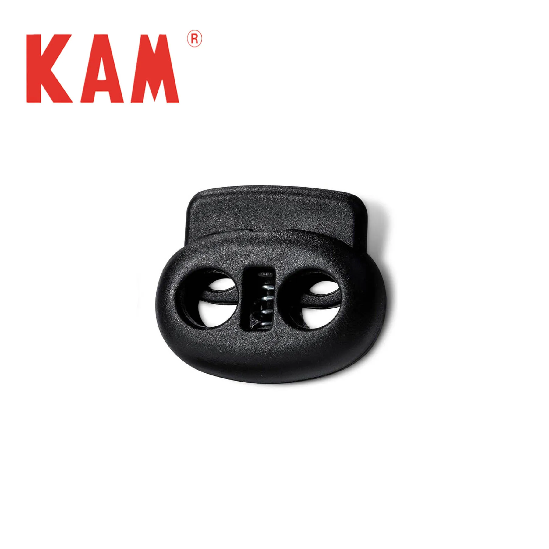 KAM Multi-Colour Double Hole Plastic Cord Locks End Spring Stop Toggle Stoppers