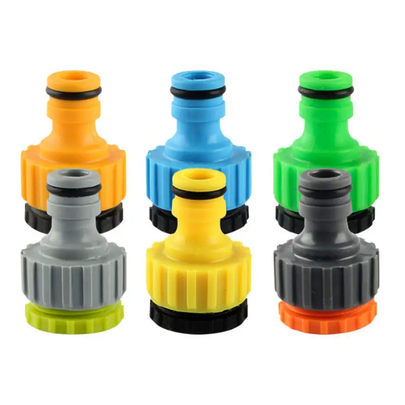 Plastic Garden Male Coupling Hose Connector Water Tap Pipe Fitting Garden Irrigation Accessory Quick Release Hose Connector Set