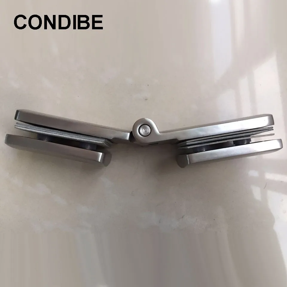 Condibe 180 degree shower glass door heavy duty glass door hinge