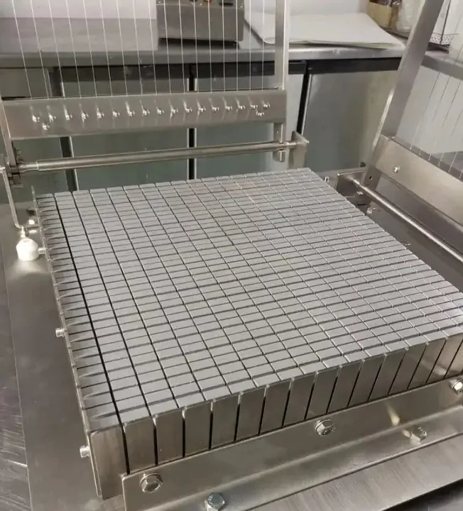 Cheese Chocolate Bars Cutting Machine Double Guitar Cutter Cheese Soft Candy Wire Cutter Chocolate Cake Cutting Machine