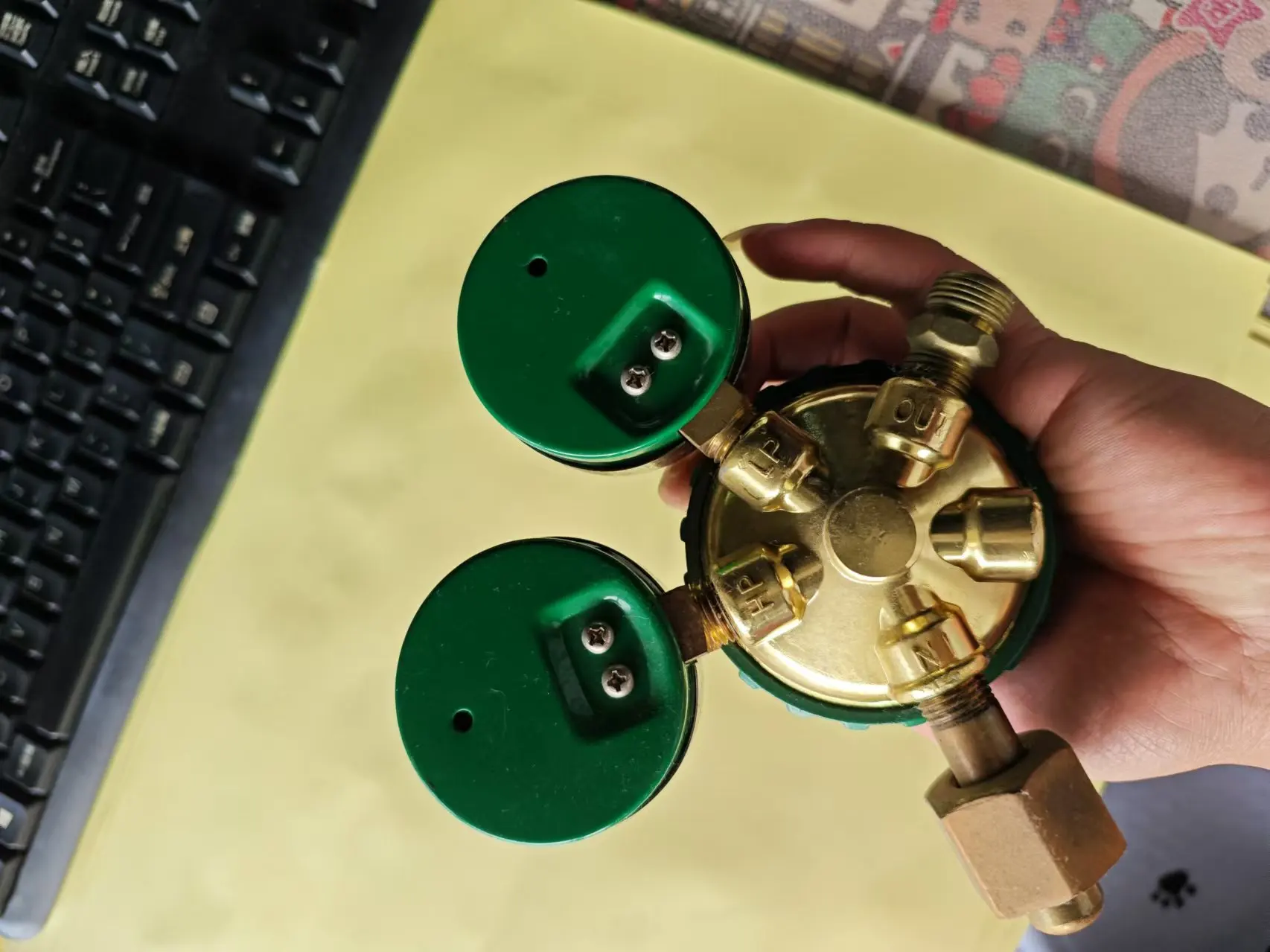 Nitrogen Gas Regulator 0-600 PSIG Pressure Charge